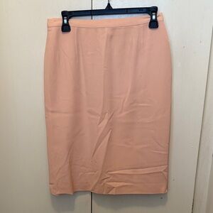 Giorgio Armani Vintage Blush Pencil Skirt